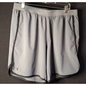 Under Armour Men's "UA Unlined HIIT 8" Training Shorts" Gray with black trim XL